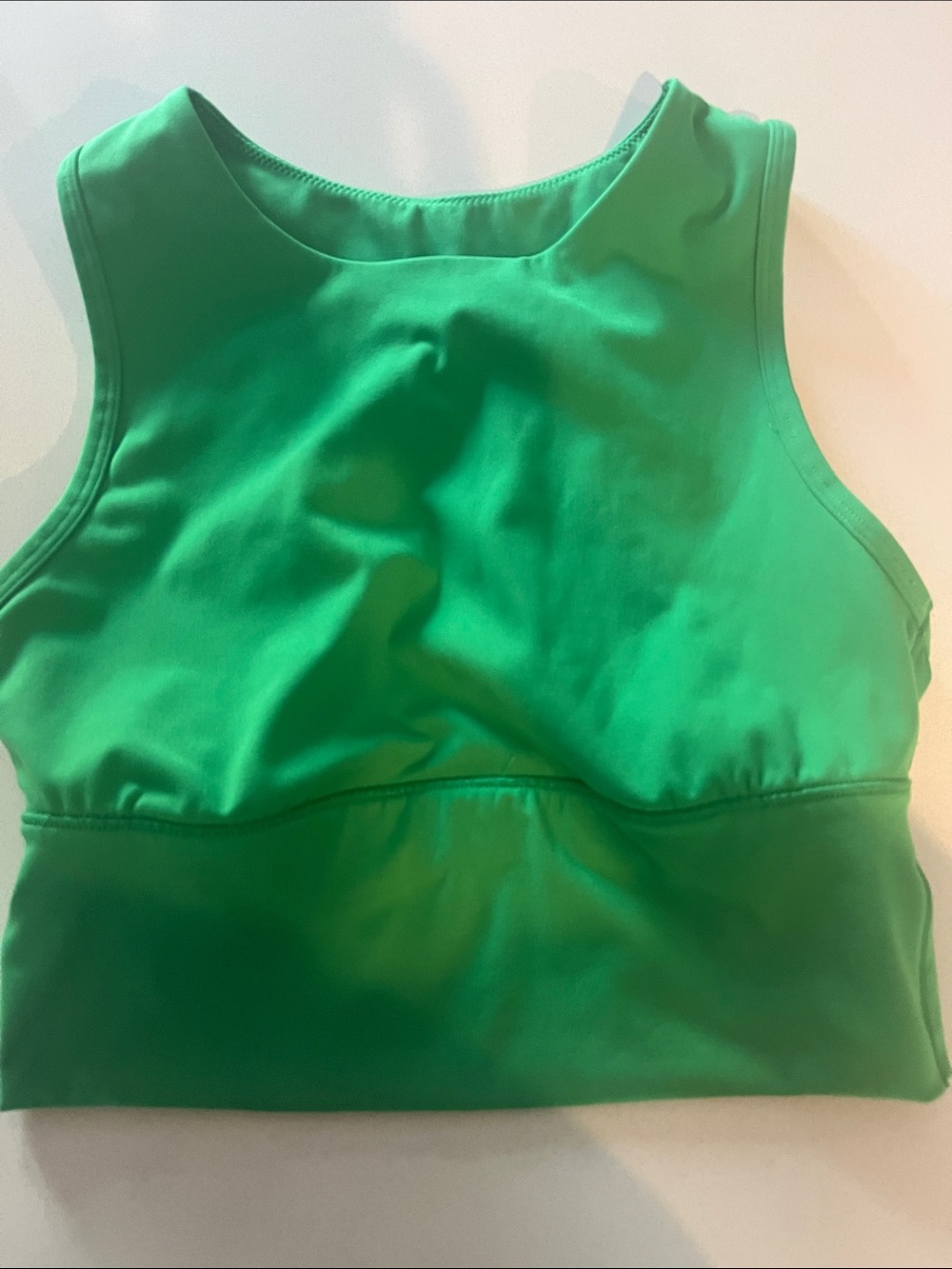all in motion Bright Green Performance Crop Tank